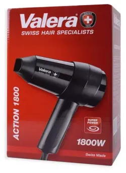 Дорожный фен Valera Action 1800 Black (542.08 Black)
