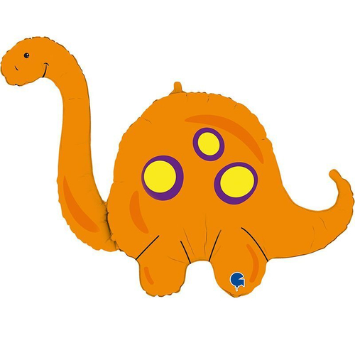 Оранжевый Бронтозавр  44"/101*62 см