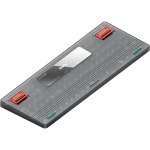 Беспроводная механическая клавиатура QMK Nuphy AIR96v2 Lunar Gray, RGB, Hot Swap, Red Switch (AIR96v2-LG-1)