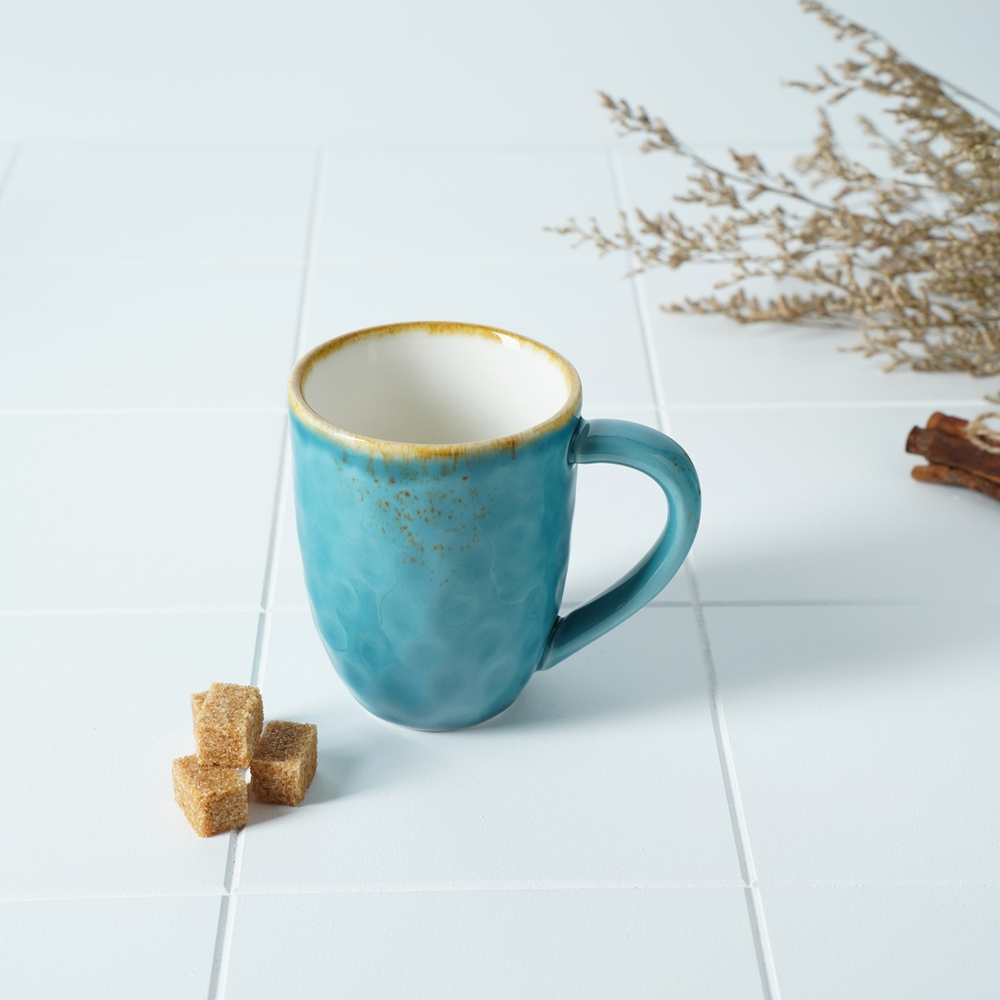 Кружка Magistro «Церера», 400 мл, фарфор, голубая 5388016