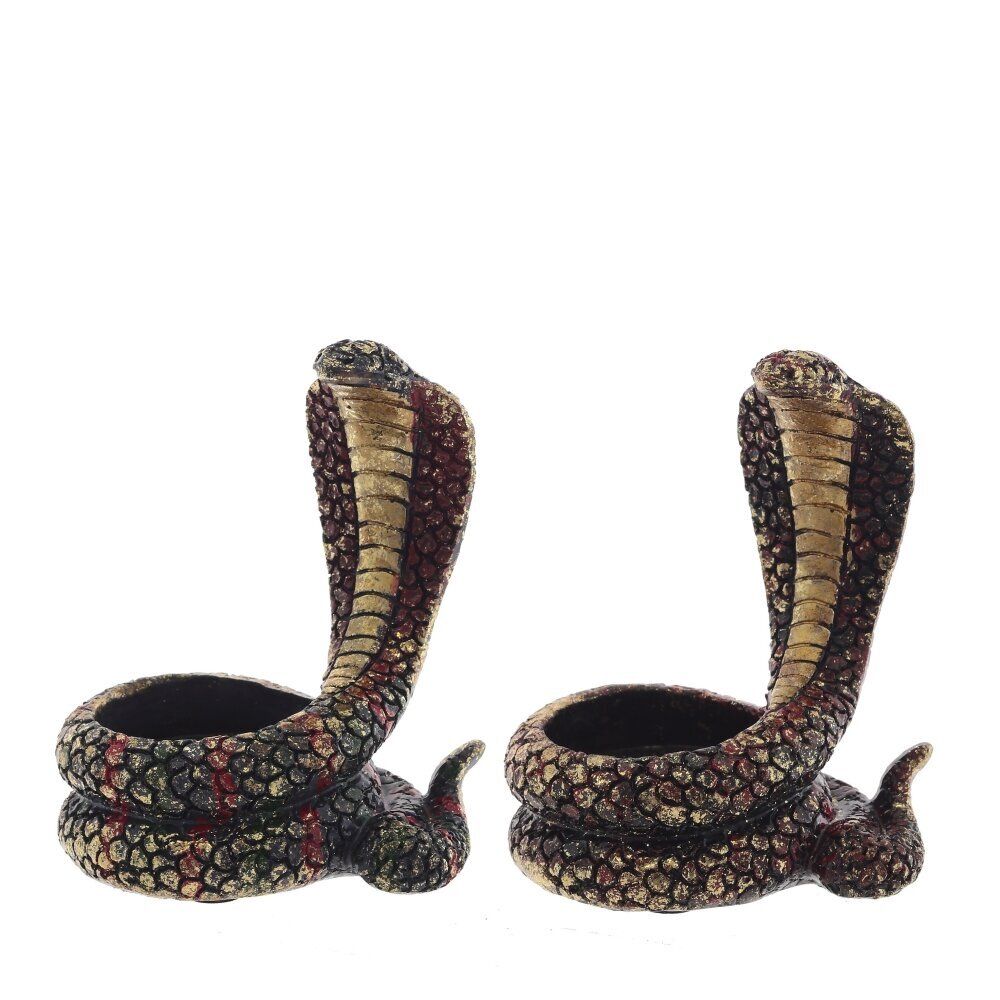 GAEM Подсвечник "Змея", D свечи 4 см, L7 W6 H9 см, 2в.