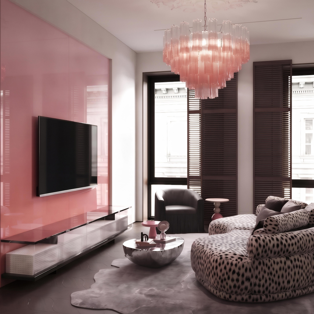 Подвесная люстра Loft It Murano 10580/800 Clear pink