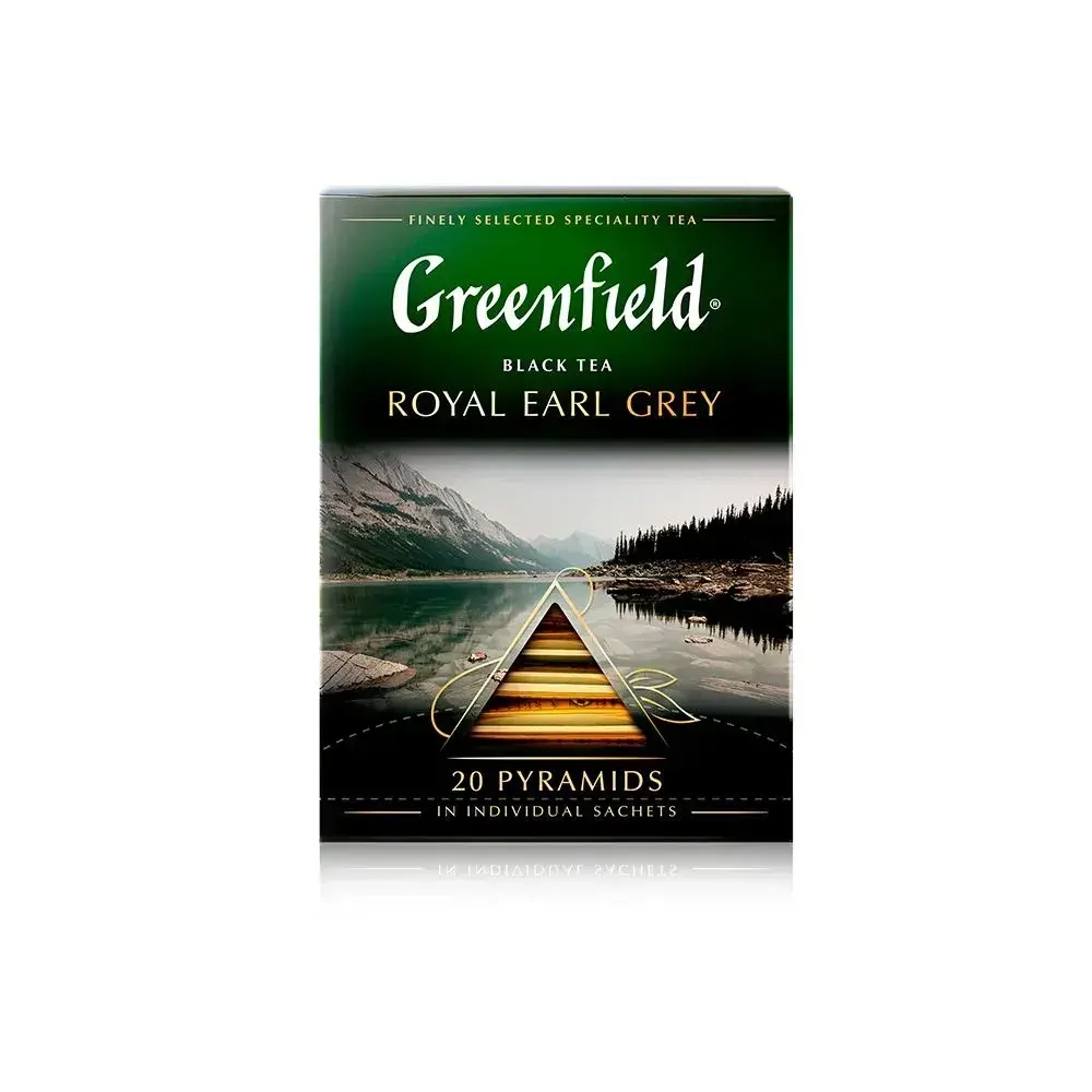 Чай в пирамидках чёрный Greenfield Royal Earl Grey, 20 шт