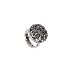 "Фатели" кольцо в серебряном покрытии из коллекции "Antique" от Jenavi