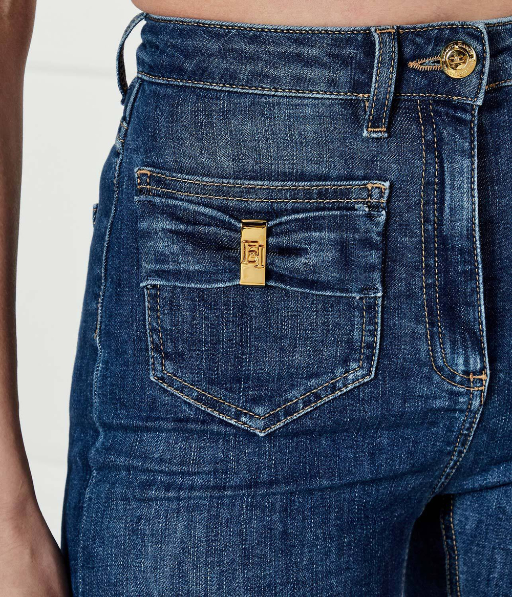 Джинсы Elisabetta Franchi - голубой(PJ88N51E2)