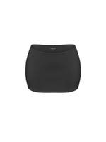 black skirt short