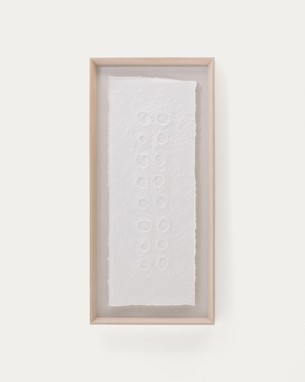 Olvin Абстрактная картина на белой бумаге с рельефным рисунком