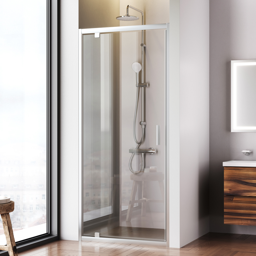 Душевая дверь в нишу 90x195 см, распашная AM.PM Gem W90G-90-1P-MT