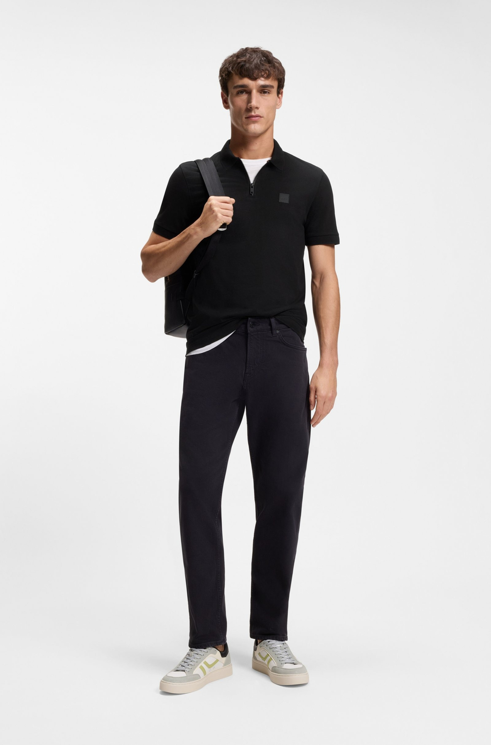 Поло мужское BOSS Passerzip