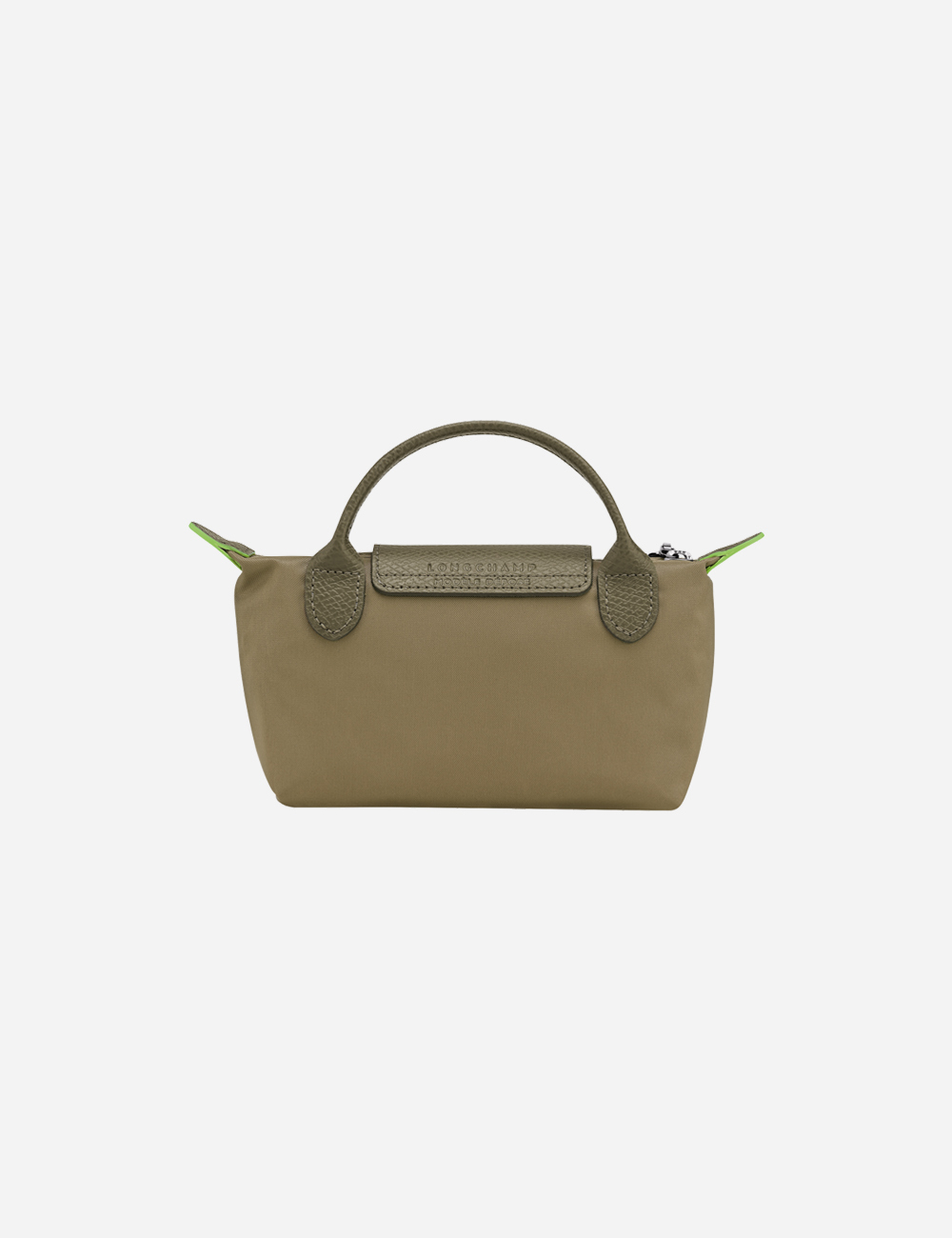 Longchamp Le Pliage Green Pouch "Artichoke"