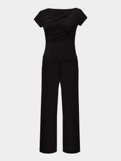 Брюки в рубчик / black