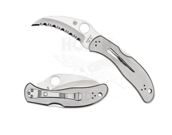 Складной нож Spyderco Harpy C08S c клинком из стали VG-10, рукоять Stainless Steel