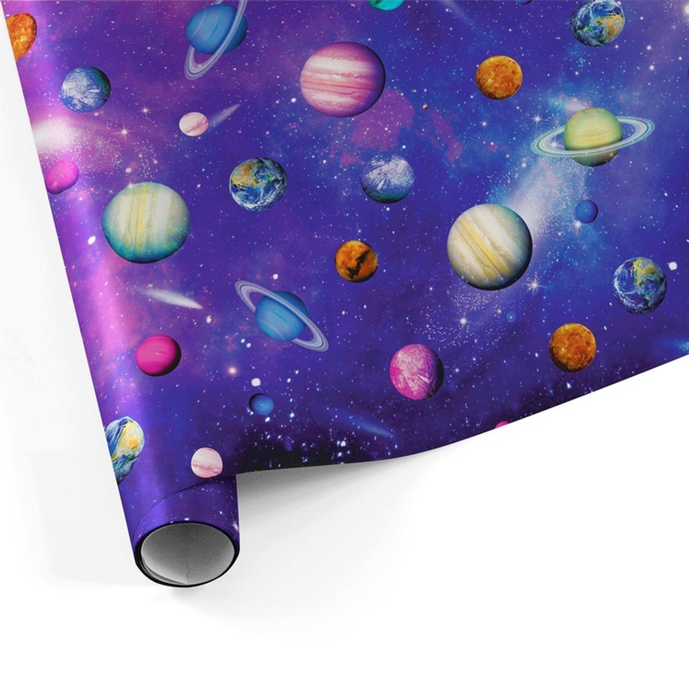 Упаковочная бумага «Космос» 0,7×1 м, 80 г/м²