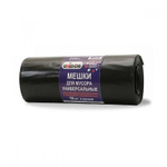 Мешок для мусора 220л unibob 90х130 см 60мкм. черный