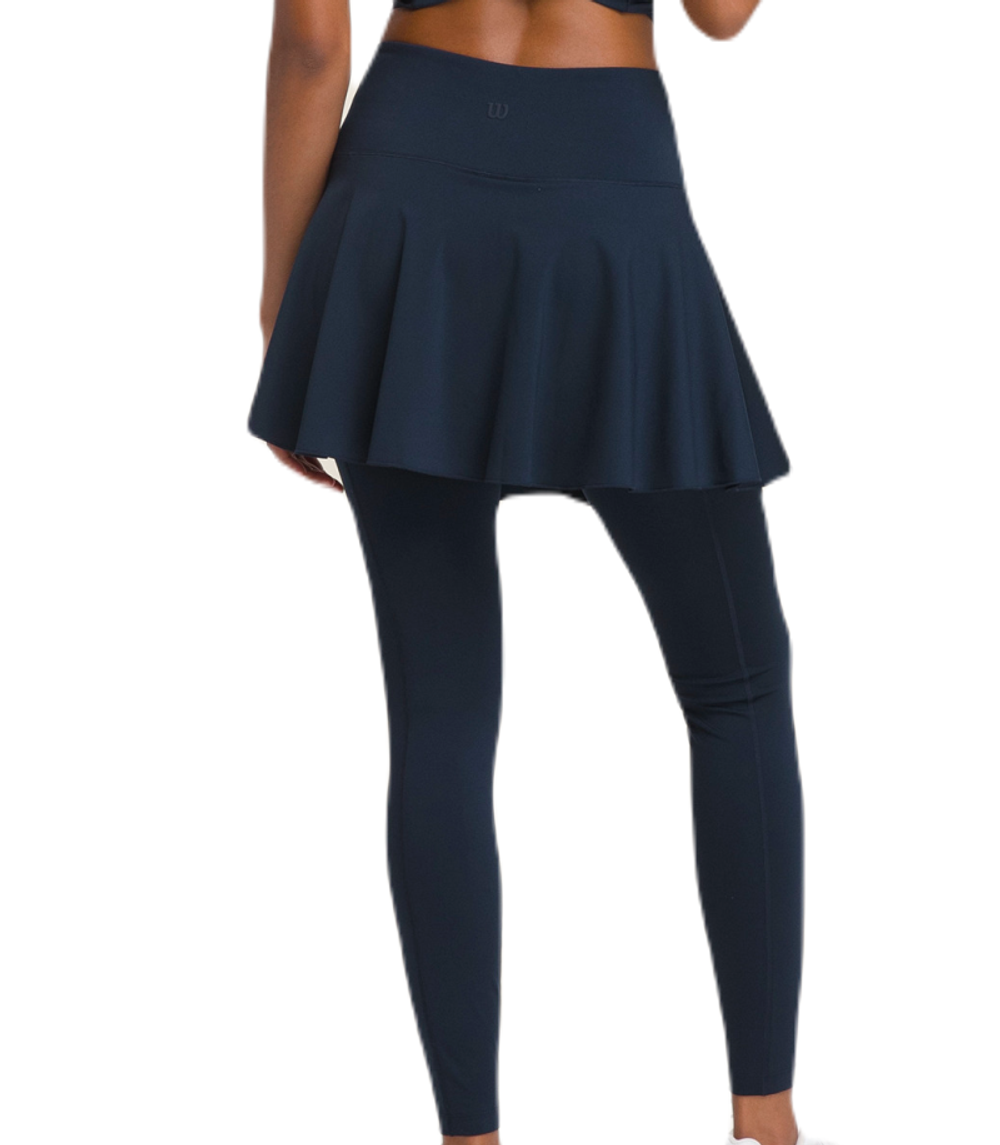 Теннисная юбка Wilson Doubles Tight - небесный