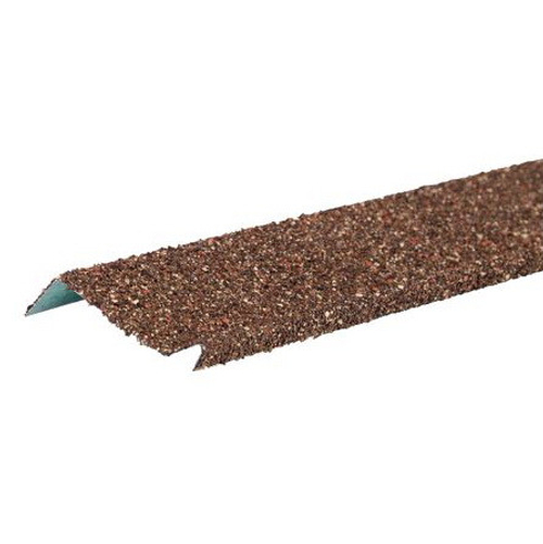 Планка примыкания Технониколь Shinglas с гранулятом бронзовая 20х45х15х10 мм