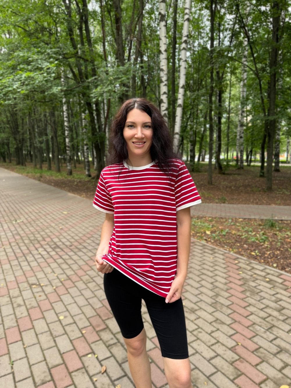 Футболка женская "356 полоса К.Л" (Галатея)