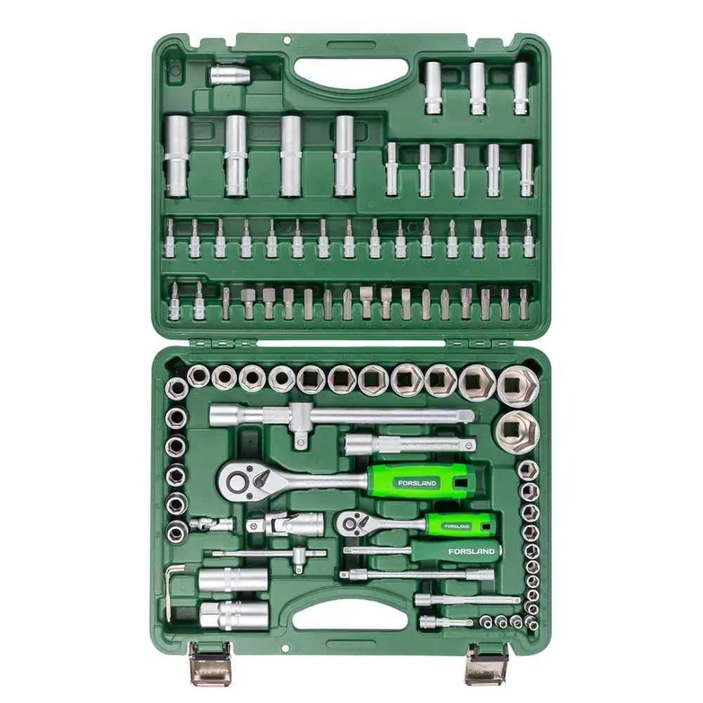 Набор инструментов 94 пр.1/4'',1/2''(6гр.)(4-32мм) Forsland Forsland-4941-5