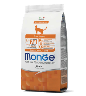 Монж Cat Sterilised Утка 1кг. развес