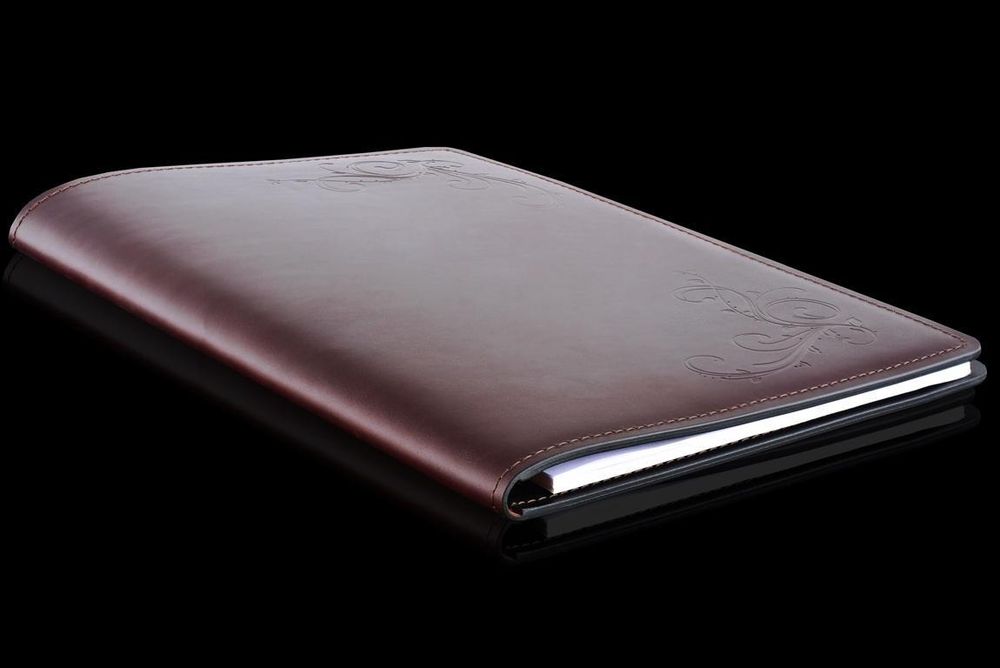 кожаная папка А4 скетчбук