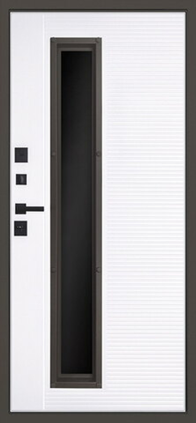 Стальная дверь "Barone" с окном (терморазрыв 3к)