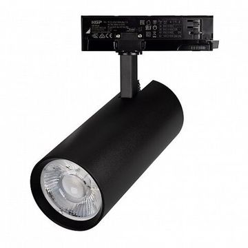 Трёхфазный трековый светильник 40W 3000K 055164 lgd-gera-4tr-r90-40w warm3000 (bk, 36 deg, 230v) черный Arlight