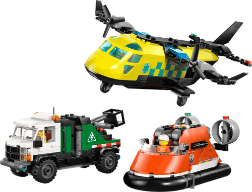 Конструктор LEGO City 60505 Airplane, Service Truck & Hovercraft Remix