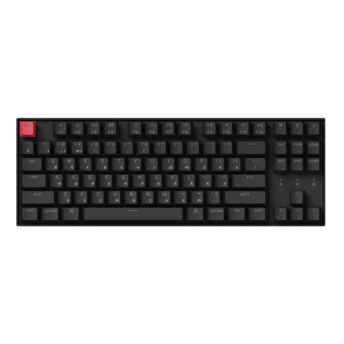 Беспроводная механическая клавиатура QMK Keychron K8 (Version 2), 87 клавиш, RGB подсветка, Keychron Red Switch (K8X-B1Z-RU)