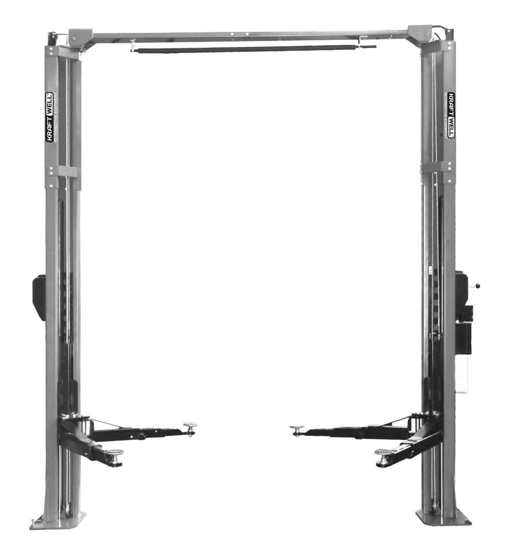 KraftWell KRW4.2MA Подъемник г/п 4,2 т. с развернутыми каретками, высота: 4200 мм