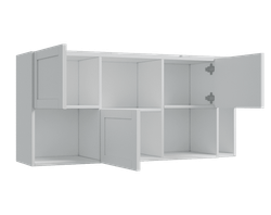 Полка навесная Нордик, белый