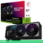 Видеокарта ASUS ROG Strix RTX 5070 Ti OC 16GB GDDR7 ROG-STRIX-RTX5070TI-O16G-GAMING (90YV0M90-M0NA00)