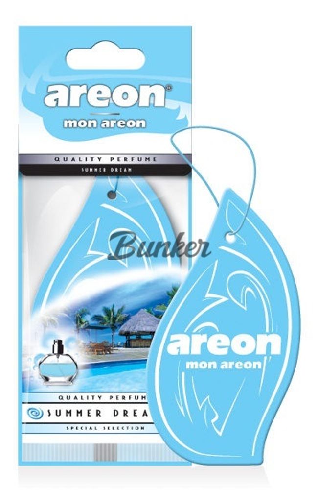 Ароматизаторы для автомобиля AREON &quot;MON AREON&quot; Саммер дрим (SUMMER DREAM), (шт.)