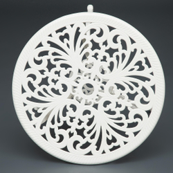 Комплект Secret De Maison Romance (стол +2 стула) алюминиевый сплав, D60/H67, 53х41х89см, butter white