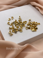 Стразы установочные (хольнитены) золотистые