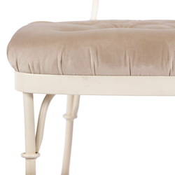 Стул кованый Аделаида Айвори Того Карамель