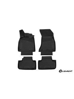 Коврики в салон для AUDI Q5, 2017-, внедорожник , (Европа), 4 шт. (полиуретан) ELEMENT3D0425210K