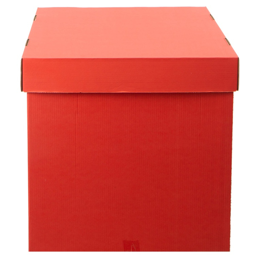 Коробка для надутых шаров 60 x 60 см (Красный)