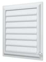 Решетка вентиляционная AIRVENT регулируемая жалюзи 349х399 пластик ERA