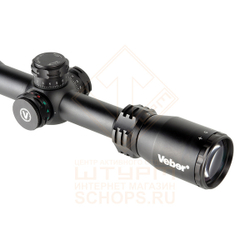 Прицел оптический Veber Black Fox 4-16X40 AOE RG
