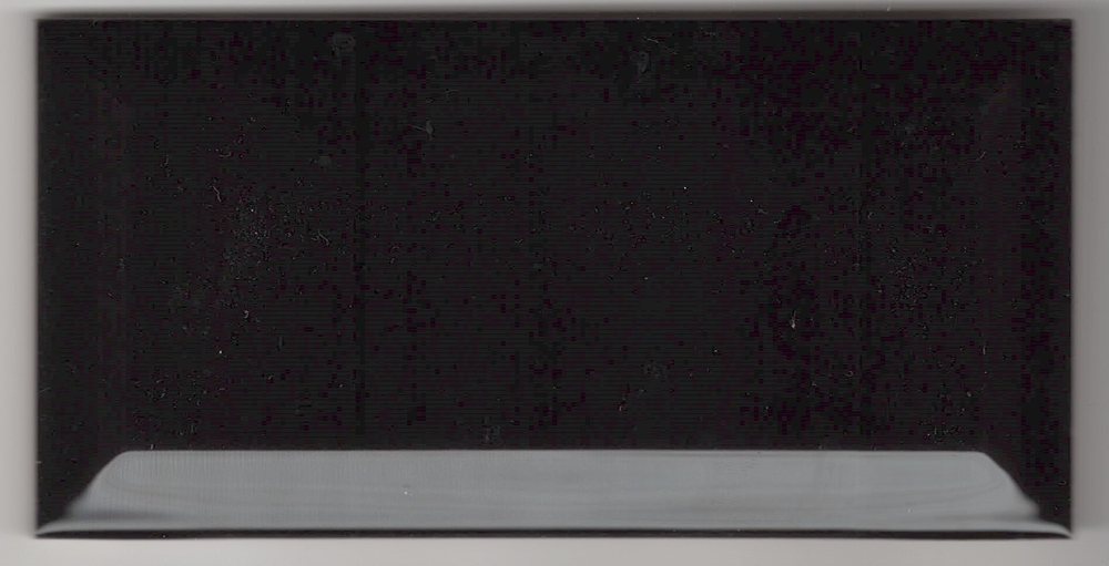 Плитка настенная Metro Black glossy 150x75х9 мм