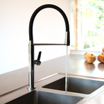 Смеситель для кухни с магнитным держателем и гибким шлангом KITCHEN MAGNET 388801MCNC никель