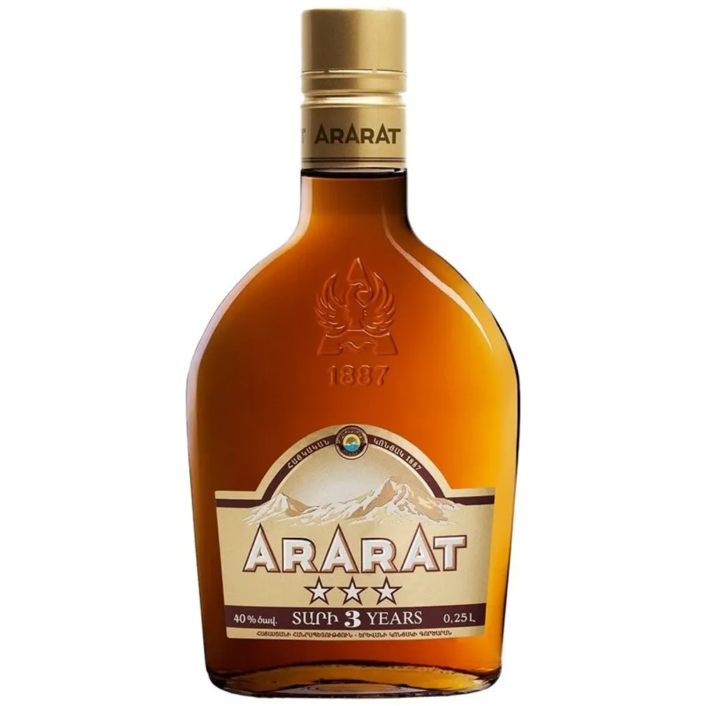 КоньякАрарат 3* 0,2 40% ЕКЗ Армения