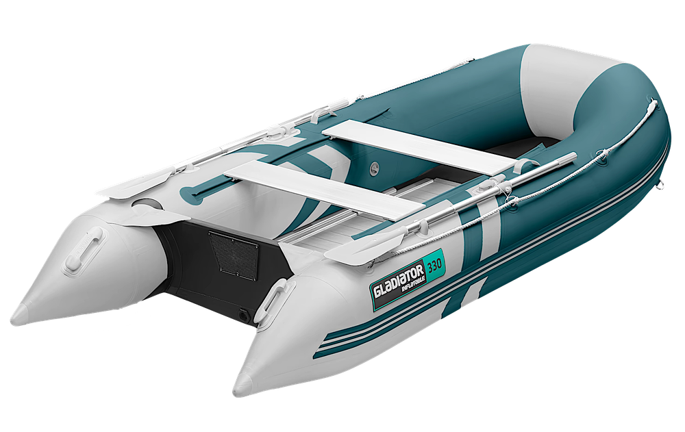 Лодка ПВХ Gladiator Light B330AL с алюминиевым полом -