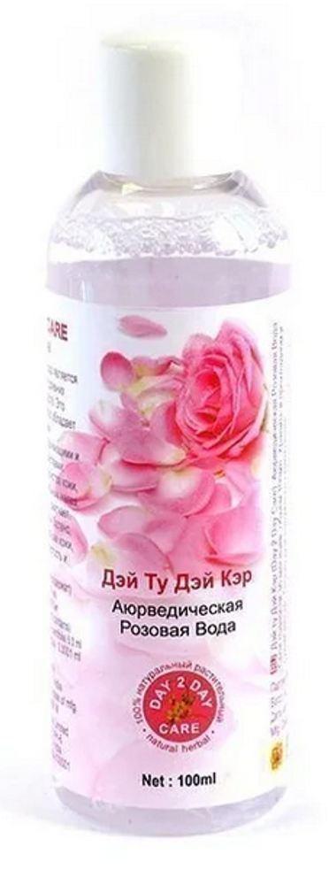 Day 2 Day Care Вода розовая аюрведическая, 100 мл