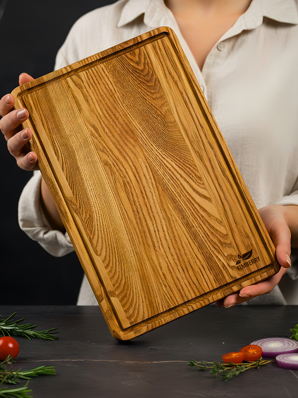 Разделочная доска 30х20 см из дуба