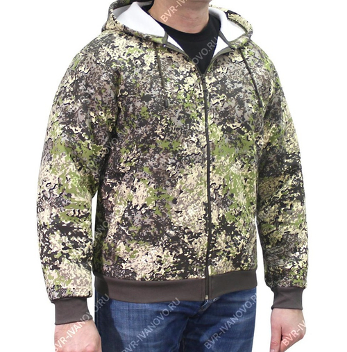 Толстовка на молнии (Футер 3х нитка, BLUR 2267)