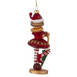 GAEM Украшение новогоднее "Девочка-эльф", L7,5 W5,5 H15,5 см