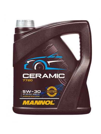 Масло моторное MANNOL 7720 Ceramic 5W-30 SN+​, 5л