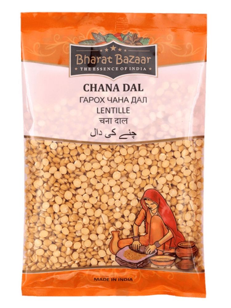 Горох Чана Дал Bharat Bazaar 500 г, 2 шт