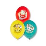 Шар (14"/36 см) ДР Барбоскины 3цв 25 шт.